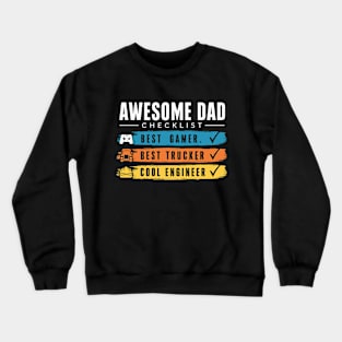 Pa is awesome! Crewneck Sweatshirt